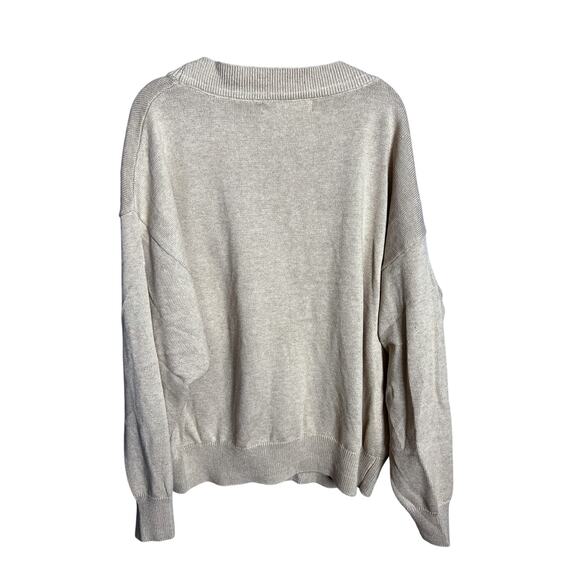 NEW Free People Solar Sweater Set Size Large Tan Sand Dollar Wide Leg Cardigan - Picture 10 of 14